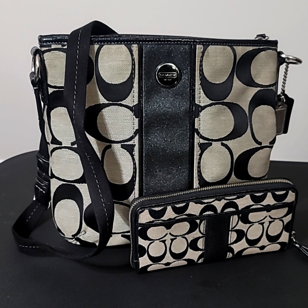 Coach Crossbody purse and wallet set